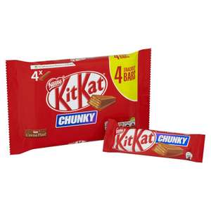 KitKat Chunky 4 Pack 128g - £0.62 at One Stop, Stratford-upon-Avon