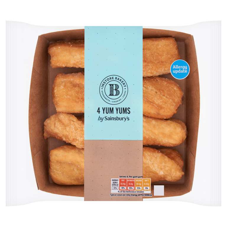 Sainsbury's Yum Yums x4 (Nectar)