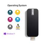 TP-Link Wi-Fi Dongle AC1300 Wireless Dual Band USB Wi-Fi Adapter for PC Desktop Laptop Tablet