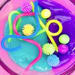 So Slime 1KG Fidget Slime Bucket, Colourful Slime + Storage Bucket and Fidget Toys