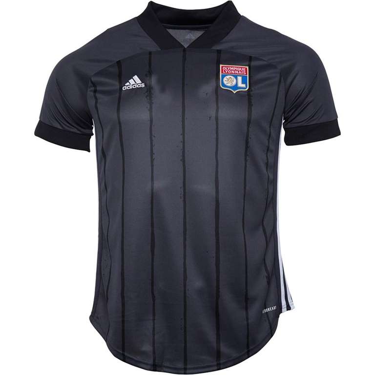 adidas Womens OL Olympique Lyon Away Jersey Carbon £7.99 + £4.99 delivery at MandM Direct