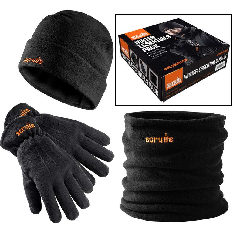 Scruffs Winter Essentials Pack One Size Clearance - £6.29 + Free Click & Collect @ Toolstation