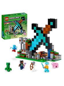 LEGO Minecraft The Sword Outpost Building Toy 21244 + free click and collect