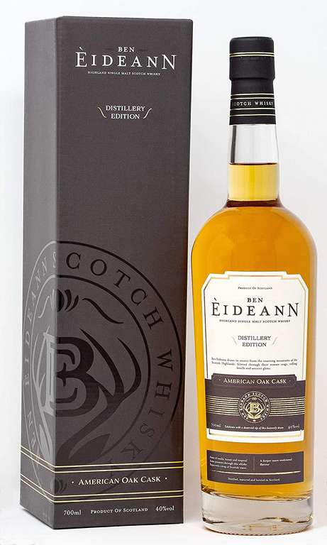 Ben Eideann Distillery Edition American Oak Kosher Single Malt Whisky 40% ABV 70cl £25.15 @ Amazon