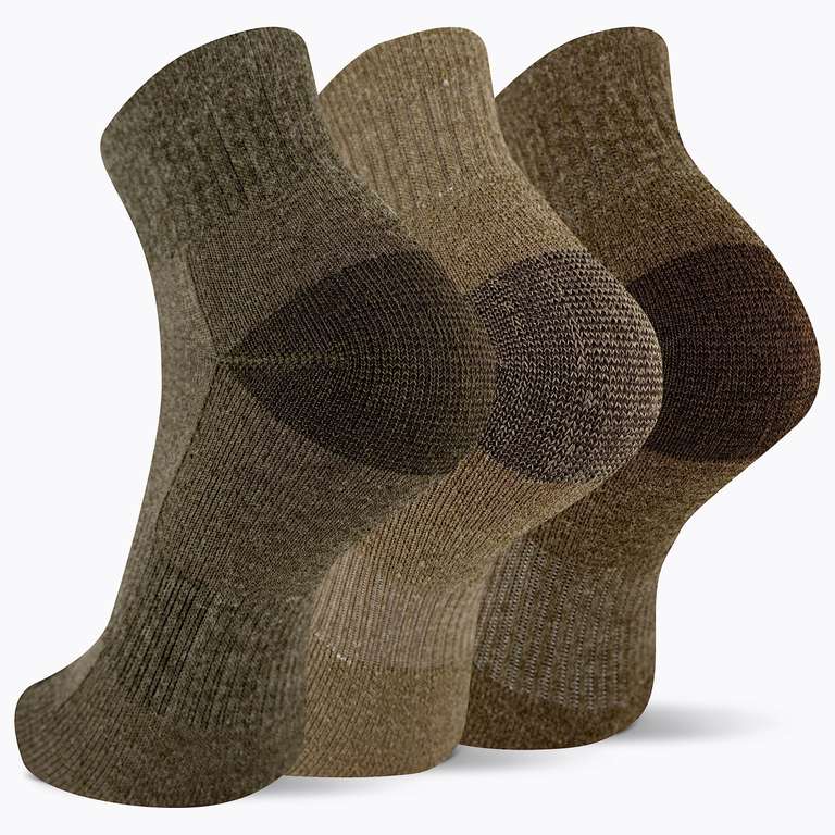 Innotree Hiking Socks For Women - 5 Pack Cushioned Quarter Ankle Socks