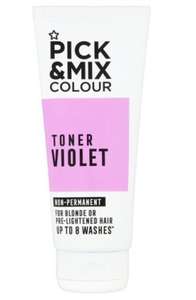 GLITCH SIX Pick & Mix Semi Permanent Hair Toner Violet 100ml for Free + Free Click & Collect @Superdrug