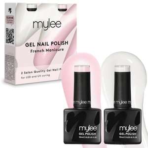 MYGEL by Mylee French Manicure Duo Gel Polish 2x10ml UV/LED Sold by Just Beauty UK FBA