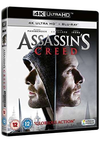 Assassin's Creed 4k Ultra-HD [Blu-ray] £4.97 @ Amazon