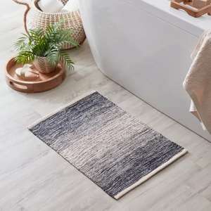 Flat Weave Bath Mat now 75p Free Click & Collect (Selected Stores) @ Dunelm