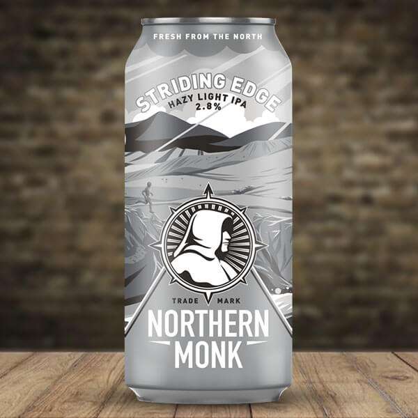 12 X Striding Edge Northern Monk Hazy Light IPA Beer 440ml Cans - BBE 17/03/2023 £8.99 @ Discount Dragon (£20 Minimum Order)