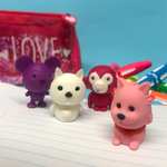 Tinc Scented Animal Eraser Collection Pack for Kids | for Use at School & Homework