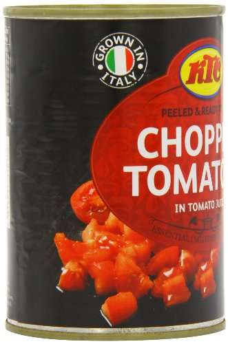 KTC Tomatoes Chopped 400g (Pack of 12) £5.40 at Amazon