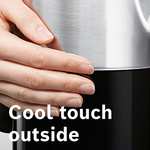 Bosch Styline TWK8633GB Variable Temperature Cordless Kettle, 1.5 Litres, 3000W - Black