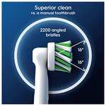 Oral-B Pro Cross Action Electric Toothbrush Head, Pack of 8 Toothbrush Heads, White (£15.89/£14.22 with Subscribe & Save)