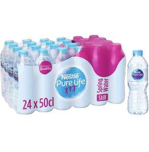 Nestle Pure Life Still Spring Water - 24x500ml - £3.98 (+£4.49 Non-Prime) @ Amazon