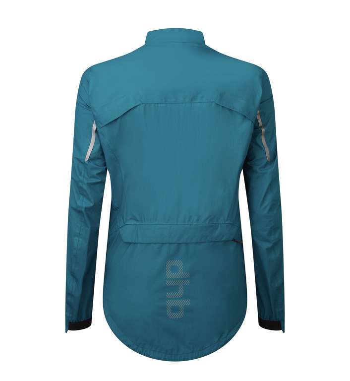 dhb Aeron Women's Tempo 3 Waterproof cycling Jacket - Teal UK Size 10/12/14/16 - £20 @ Wiggle