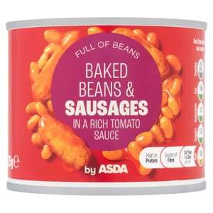 ASDA Baked Beans & Sausages 215g - St Mathews Walsall
