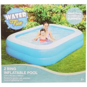 Paddling pool 2m x 1.5m inflatable - £13.50 (+£3.95 Delivery) @ The Range