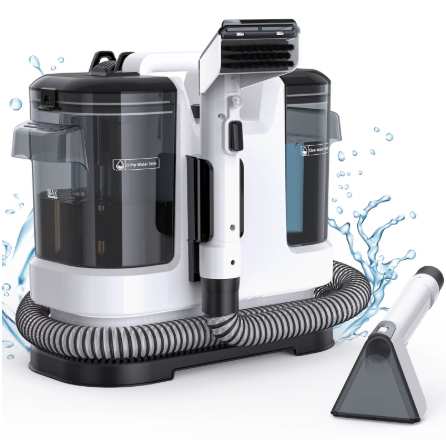 Lubluelu V6 Carpet Cleaner Powerful 13.5kPa 1.75L Dual Tanks, 5M Cord 1.7M Hose (with code) Lubluelu Shop Store