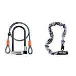 Kryptolok Standard U-Lock With 4 Foot Kryptoflex Cable & Keeper 785 Chain Lock (85 cm) £46.79 @ Amazon France