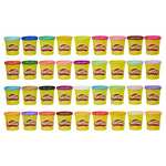 Play-Doh 36 x Large tubs -mega Bulk Pack of 3-Ounce Cans, Assorted Colours