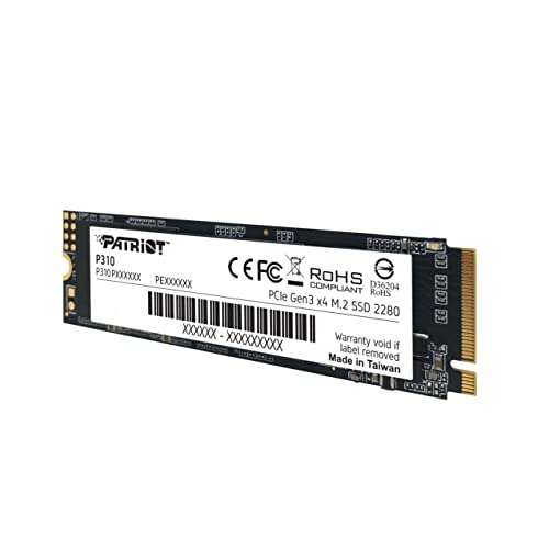 Patriot P310 1.92TB Internal SSD - NVMe PCIe M.2 Gen3 x 4 - Low-Power Consumption Solid State Drive