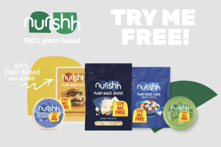 Try for free with cashback - e.g Nurishh Plant Based Alternative to Camembert 140g £3.50 @ Sainsbury's