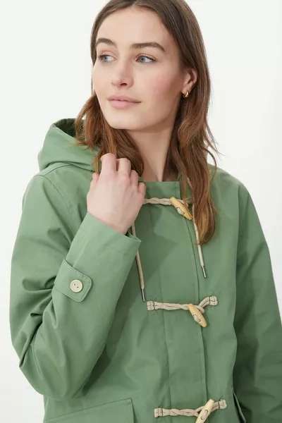 Mantaray 100% Cotton Hooded Toggle Showeproof Parka in Mustard or Sage for £22.25 delivered using code @ Debenhams