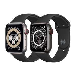 Apple Watch Series 7 Black Titanium/Aluminium 45mm Wifi & 4G , Excellent - Refurbished - £239.20 with code, sold by Loop_Mobile @ eBay