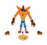 Bandai Deluxe Edition Crash Bandicoot Action Figure | 16.5cm Crash Bandicoot Toy With 16 Points Of Articulation And Accessories