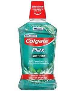 Colgate Plax Soft Mint Mouthwash 500ml £2.24 @ Superdrug Free order and collect