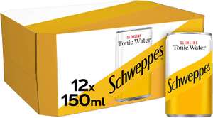 Schweppes Slimline Tonic 12x150ml - £1.99 instore @ Home Bargains, Cardiff