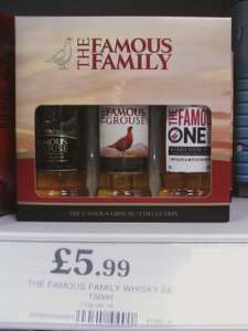 Famous Grouse Family Whisky Gift Set £5.99 @ Home Bargains Instore Derby