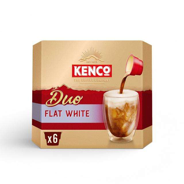 Kenco Duo Flat White Instant Coffee x 6 