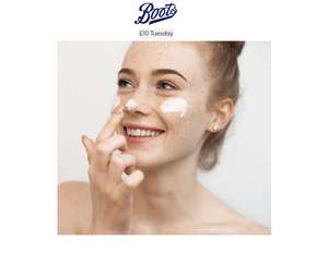 £10 Tuesday - Brands Include No7 Nip and Fab, Janina L'Oréal Nivea and many more Free Click and Collect on £15 Spend £1.50 below @ Boots