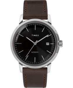Timex Marlin Automatic 40mm Leather Strap Watch, £84.74 with code @ Timex