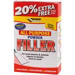 Everbuild All Purpose Powder Filler, Quick Drying, White - 1.8kg