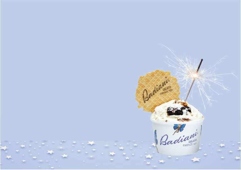 A free scoop of Badiani Gelato by applying for a code in Brighton
