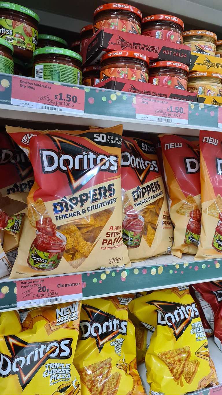 Doritos smoked paprika 270g pack 20p in Sainsbury's Hinckley