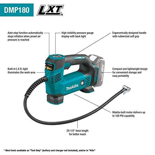 Makita DMP180Z 18V Li-ion LXT Inflator - Batteries and Charger Not Included £53.39 at Amazon