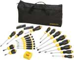 Stanley STHT0-62113 Screwdriver with Pouch, Multi-Colour, Set of 42 Piece