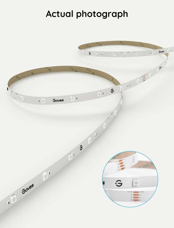 Govee LED Lights 30M, Bluetooth Rope Lights with App Control w/voucher sold by Govee UK