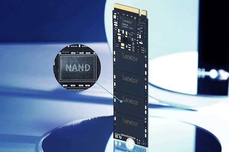Lexar NM620 512GB SSD, M.2 2280 PCIe Gen3x4 NVMe 1.4 Internal SSD, Up to 3500MB/s Read, 2400MB/s Write, 3D NAND Flash £29.45 @ Amazon