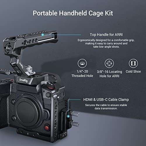 SMALLRIG GH6 Cage Kit for Panasonic LUMIX GH6, GH6 Full Camera Cage £75.99 Dispatches from Amazon Sold by SmallRig Direct