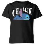 Disney Lilo And Stitch Chillin Kids' T-Shirt plus Miss Mindy Presents Disney Super Hero Stitch Figurine