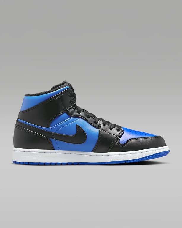 Air Jordan 1 Mid Royal Blue - Men’s Trainers - (Two Pairs receive extra ...