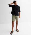 Olive Straight Fit Chino Shorts - £1.99 C&C