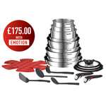 Tefal Ingenio Emotion 22pc Pan Set - Stainless Steel - £175 with code @ Tefal