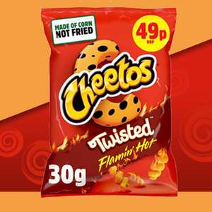 Cheetos Twisted Flaming Hot 3 for £1 in Onestop Birmingham