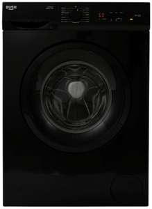 Bush WMT0812EB 8KG 15 Min quick wash 1200 Spin Washing Machine - Black